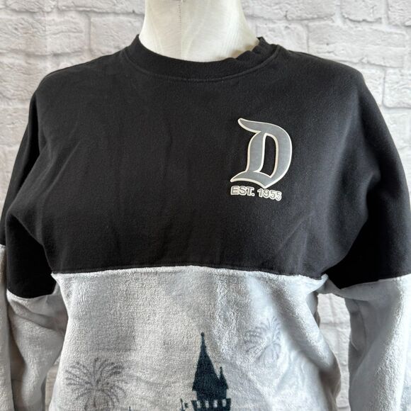 Disneyland Cinderella's Castle Adult Large Spirit Jersey Polar Fleece Pullover - Picture 3 of 9